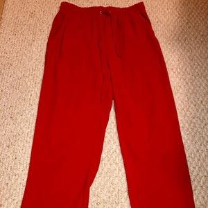 Forever 21 Red Straight Pants
